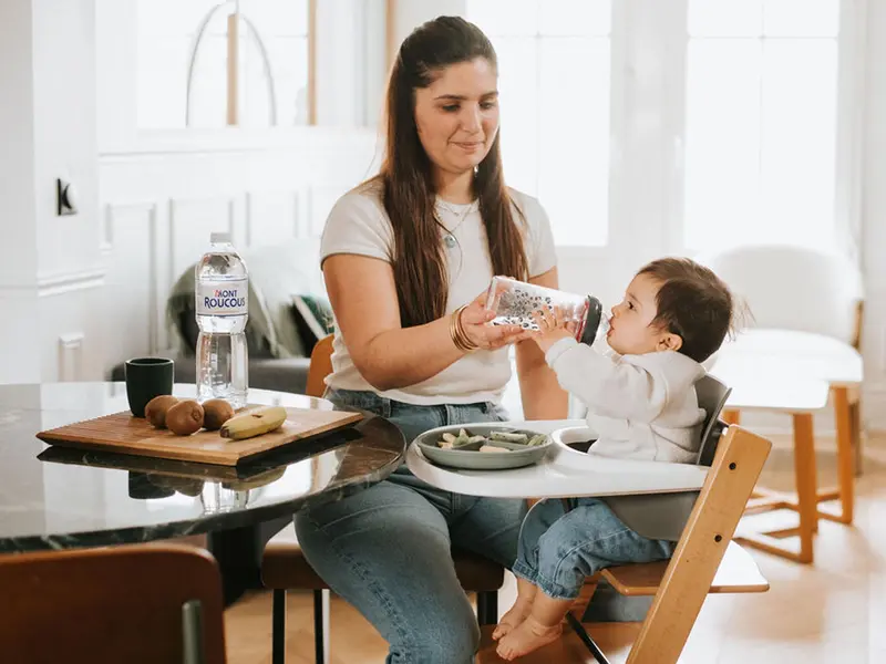 hydratation de bébé