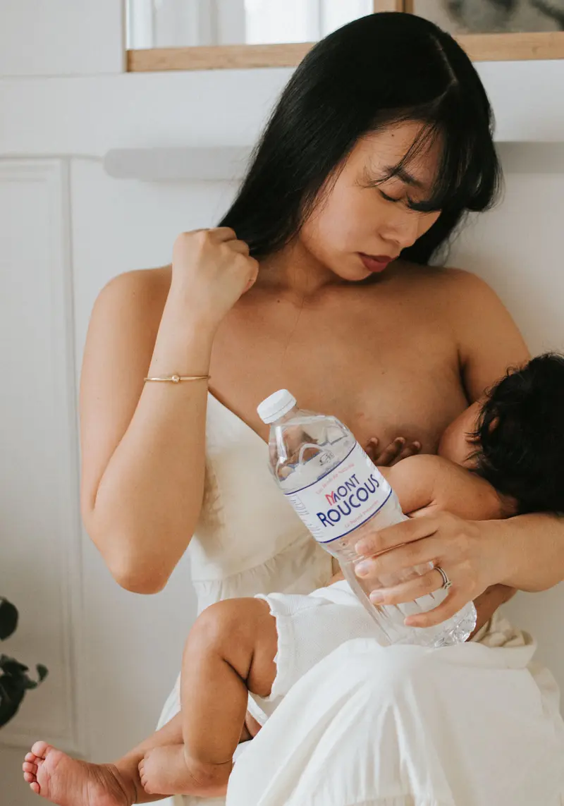 Eau pour bébé allaité